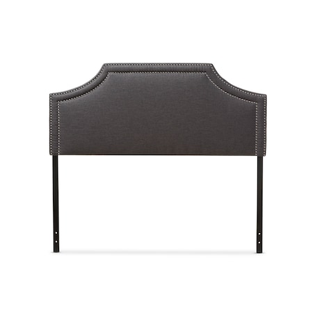 Baxton Studio Avignon Modern Dark Grey Upholstered Full Size Headboard 124-6866